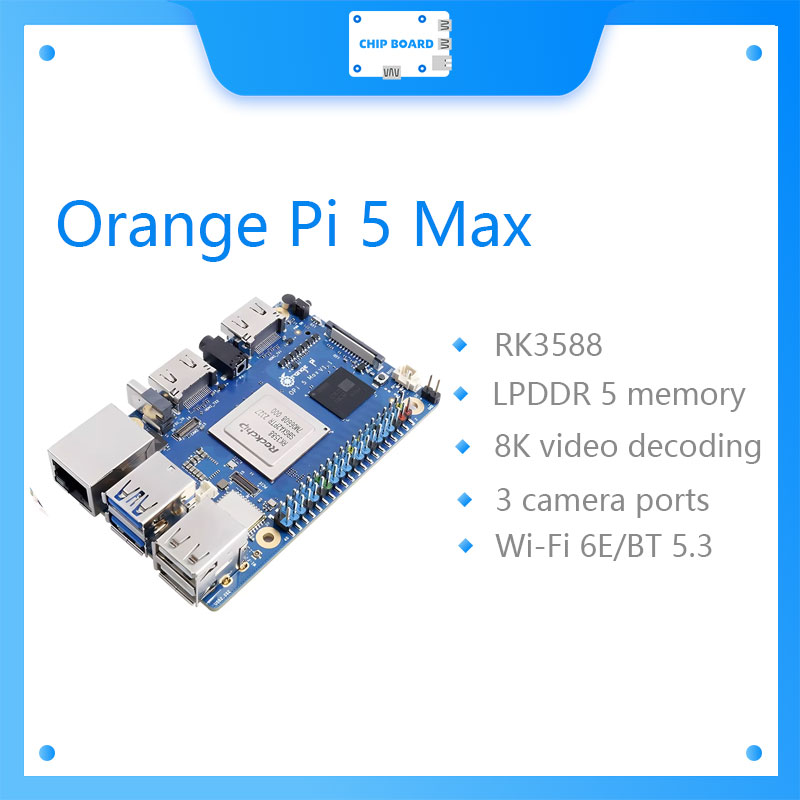 Placa de desenvolvimento Orang - Orange Pi 5 Max Rk3588 avaliação e preço